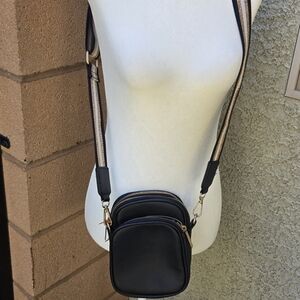 Mali + Lili Black Crossbody Bag